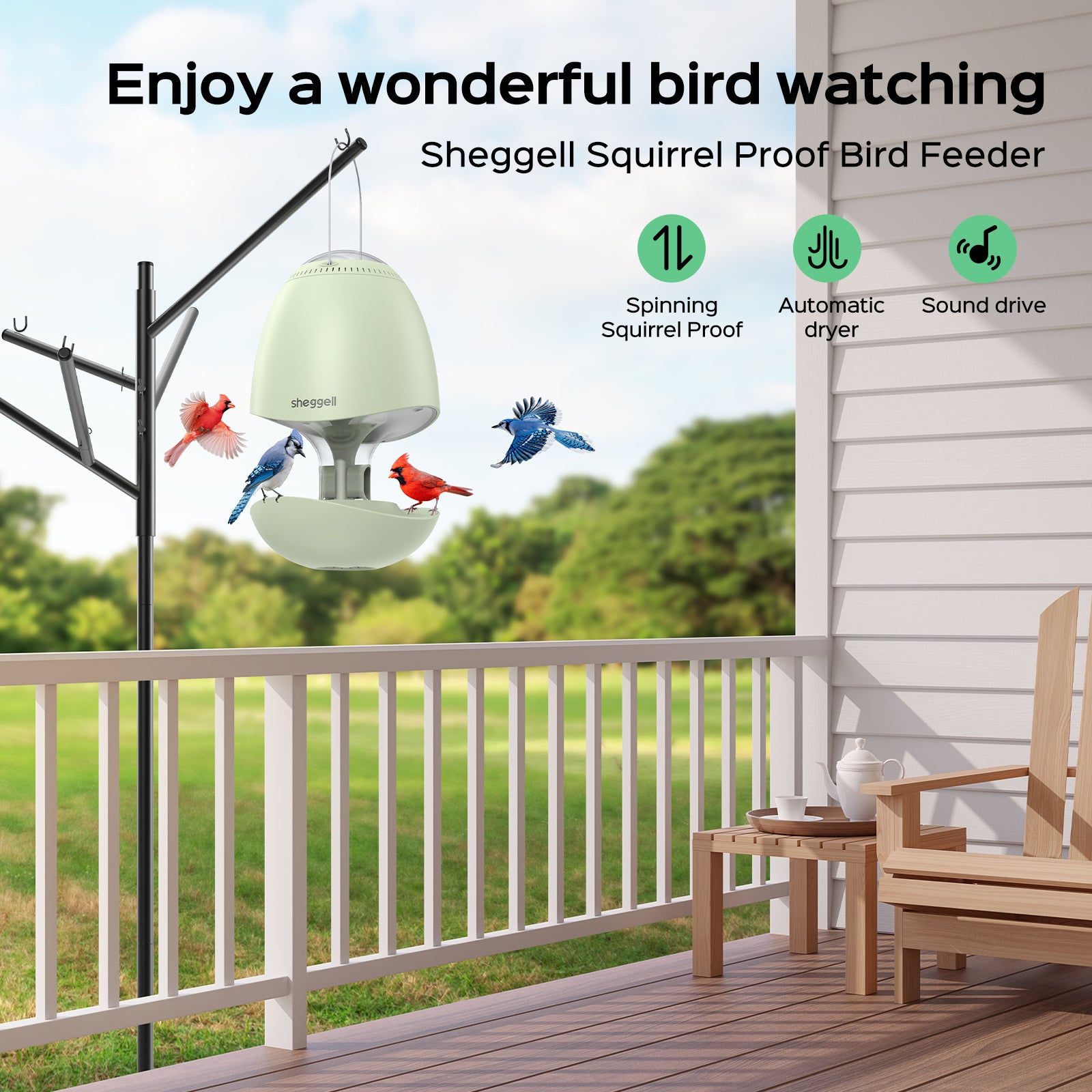 SHEGGELL Smart Grain Feeder