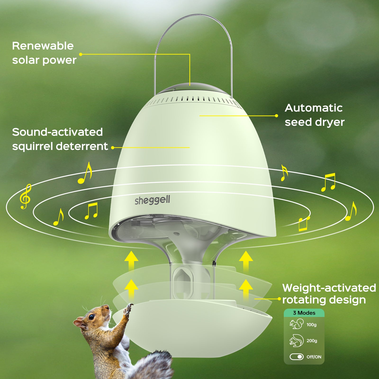 SHEGGELL Smart Grain Feeder