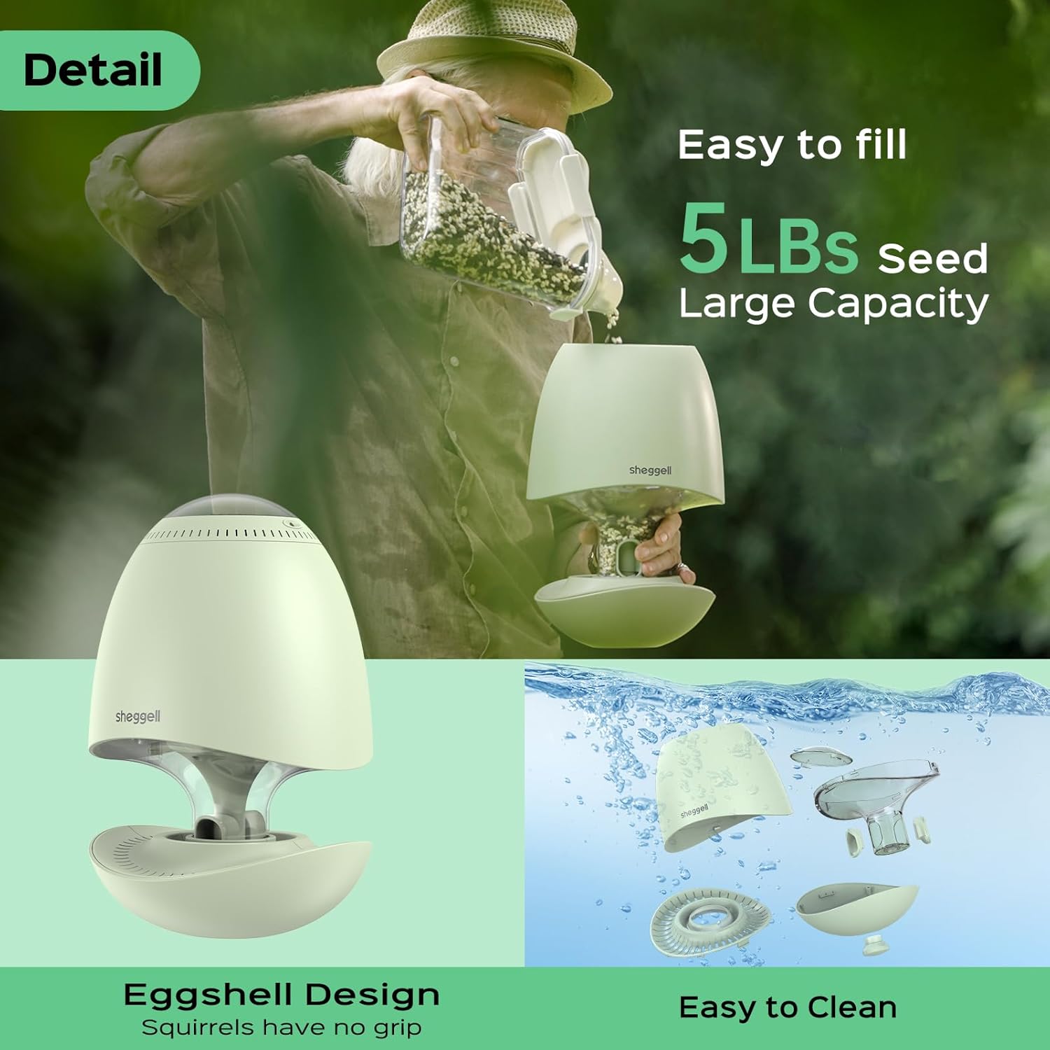 SHEGGELL Smart Grain Feeder