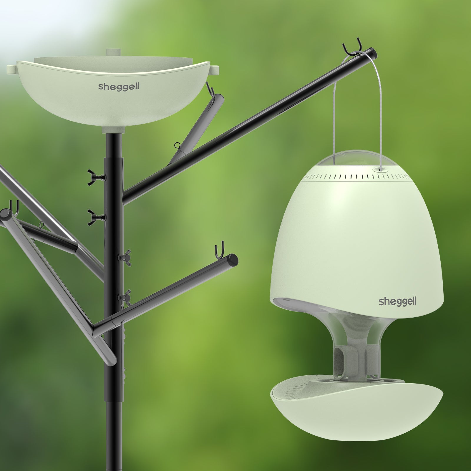 Sheggell Bird Feeder Pole