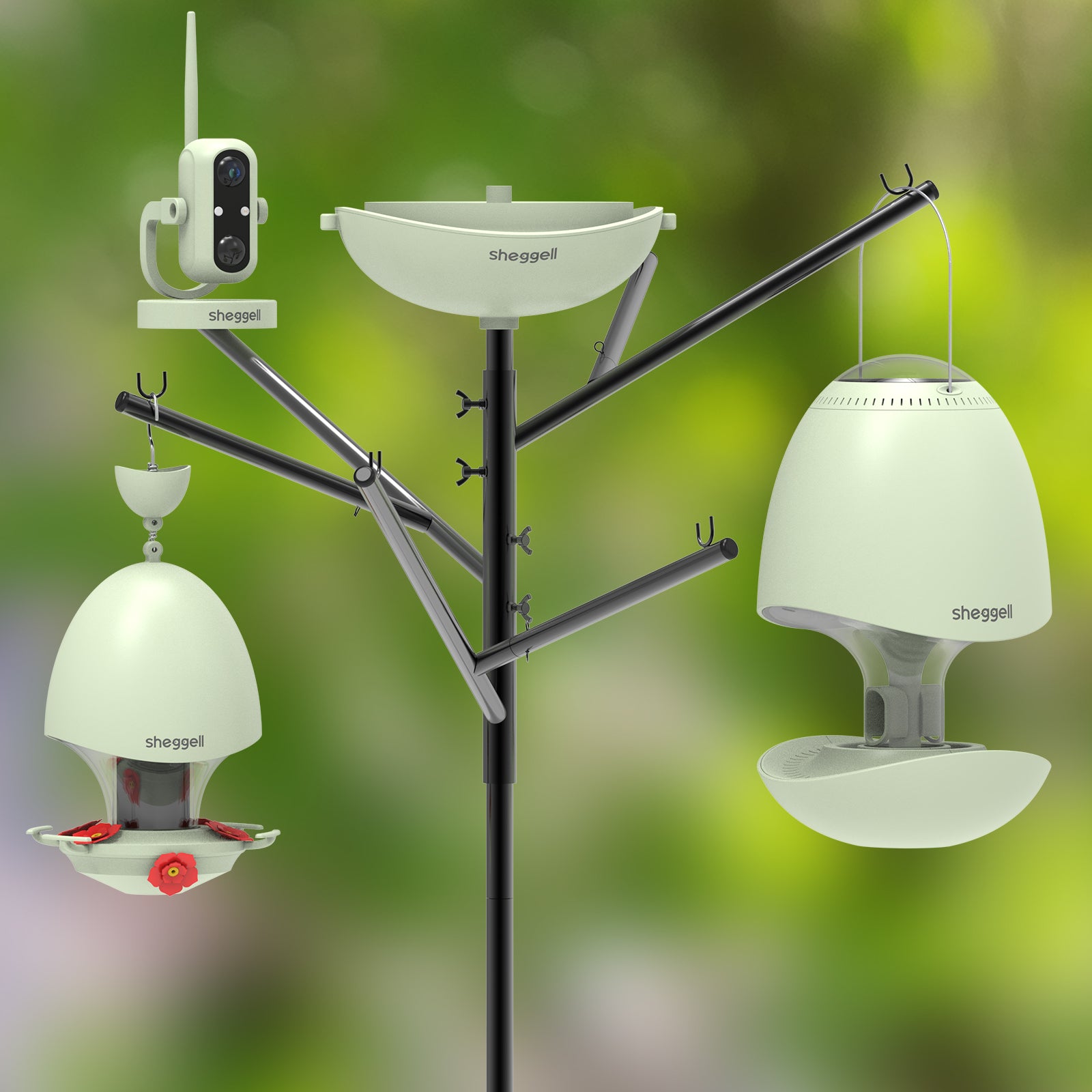 Sheggell Bird Feeder Pole